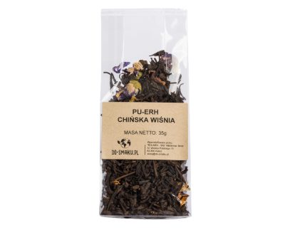 Herbata Pu-Erh Chińska Wiśnia 35g
